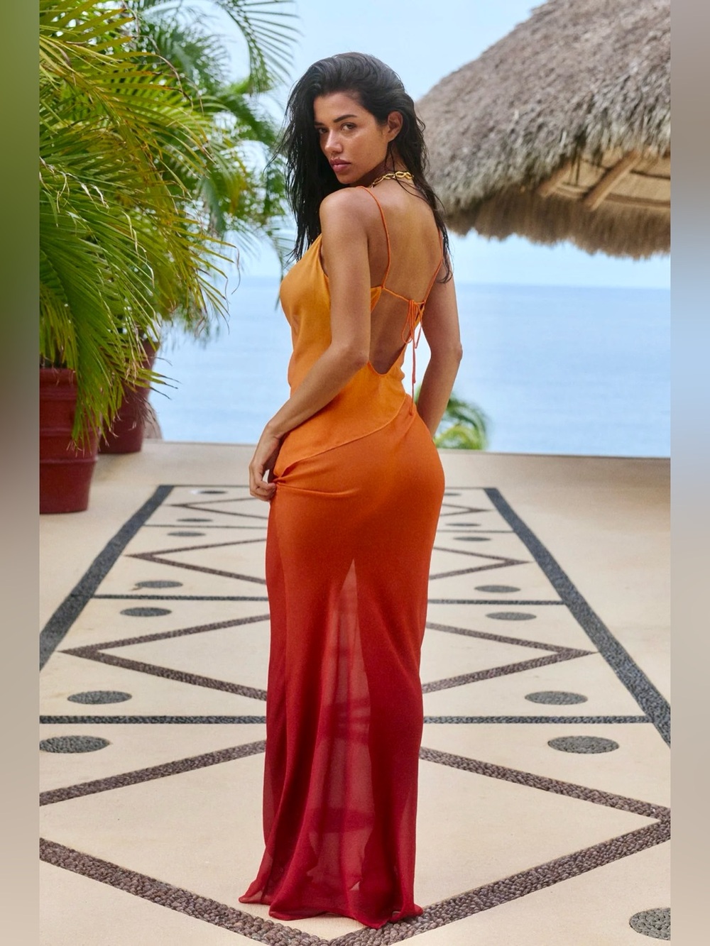 Bydee ODESSA MAXI SKIRT IN SOL, small
